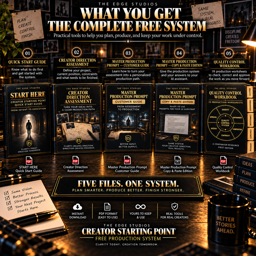 THE EDGE STUDIOS CREATOR STARTING POINT — Free Production System