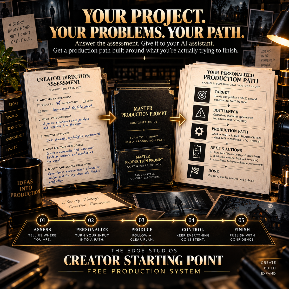 THE EDGE STUDIOS CREATOR STARTING POINT — Free Production System