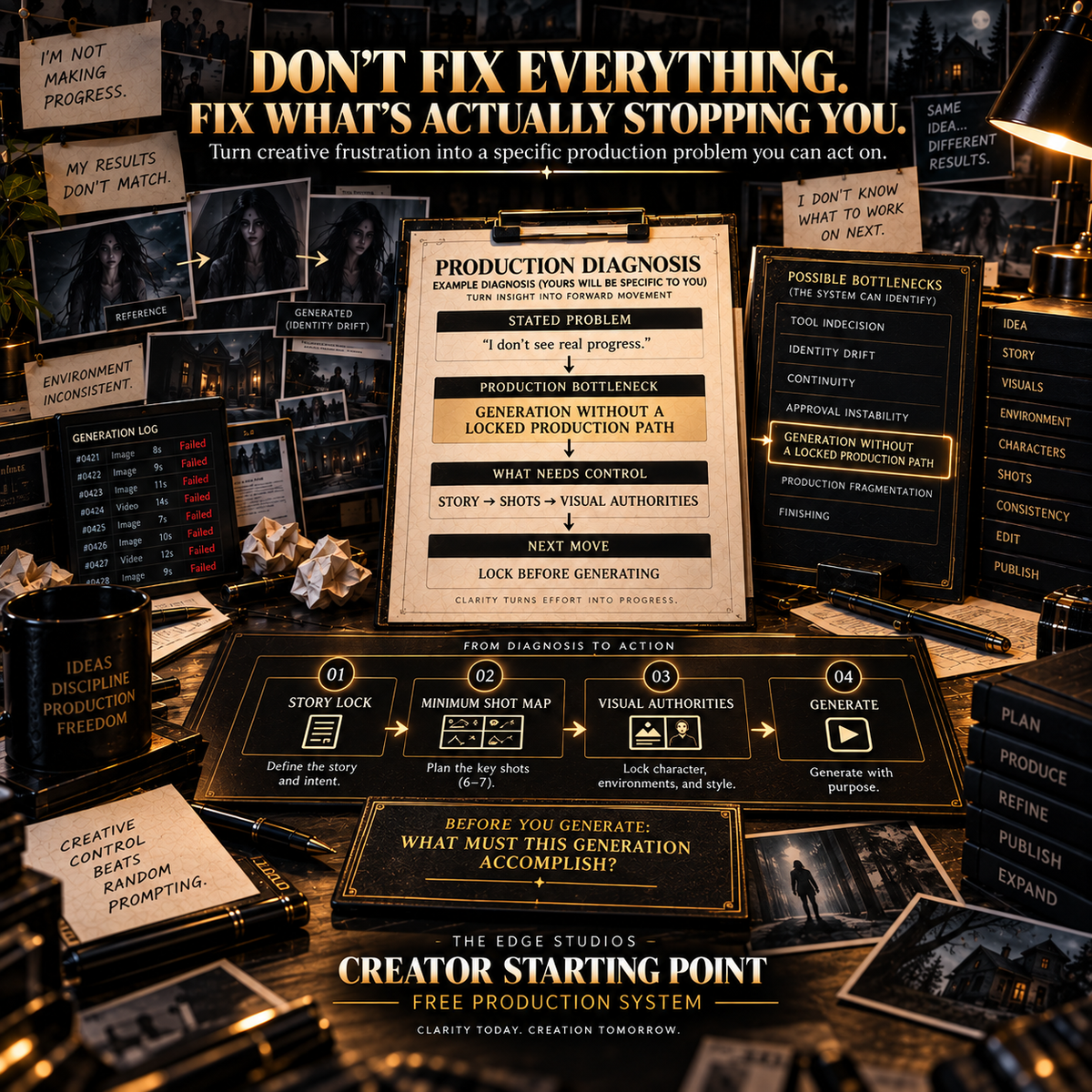THE EDGE STUDIOS CREATOR STARTING POINT — Free Production System