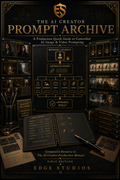 The AI Creator Prompt Archive cover.