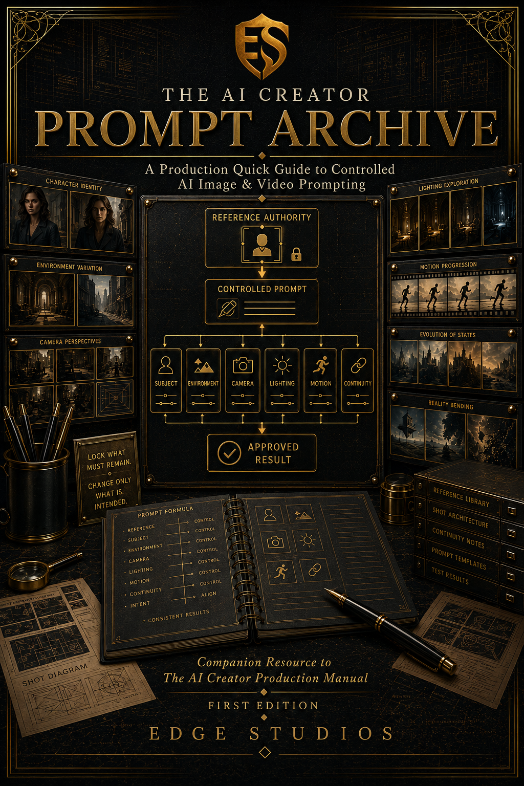 The AI Creator Prompt Archive cover.