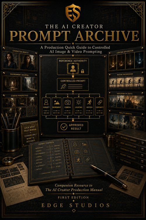 The AI Creator Prompt Archive cover.