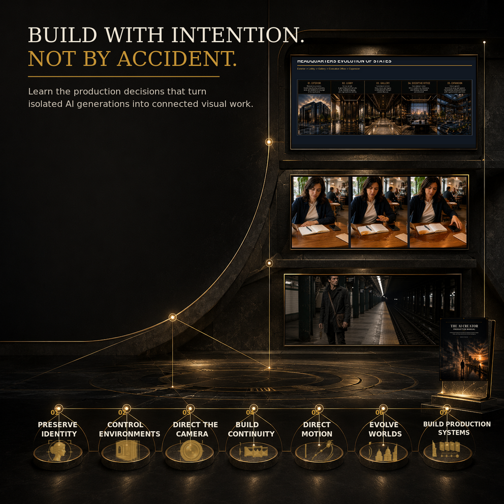 Production-control concepts for directing AI-assisted visual work with greater intention.